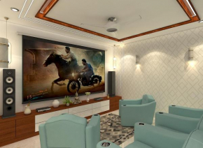 1BR with home theater, jacuzzi, steam bath